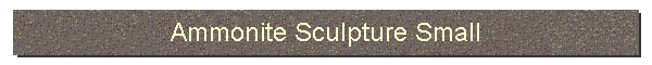 Ammonite Sculpture Small